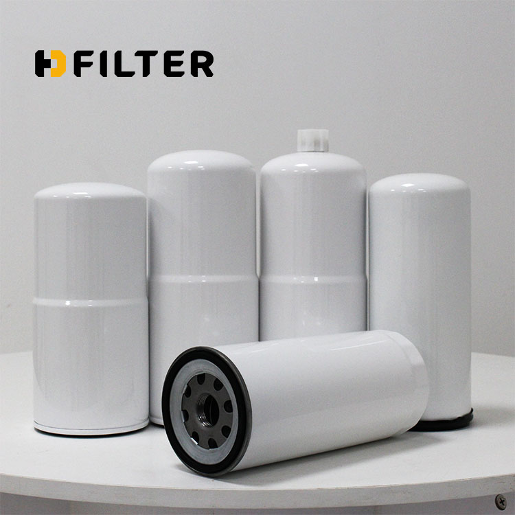 Filtro de aceite combustible del motor diesel del camión excavador