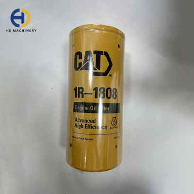 Filtre à huile moteur pour excavatrice Caterpillar 1R-1808