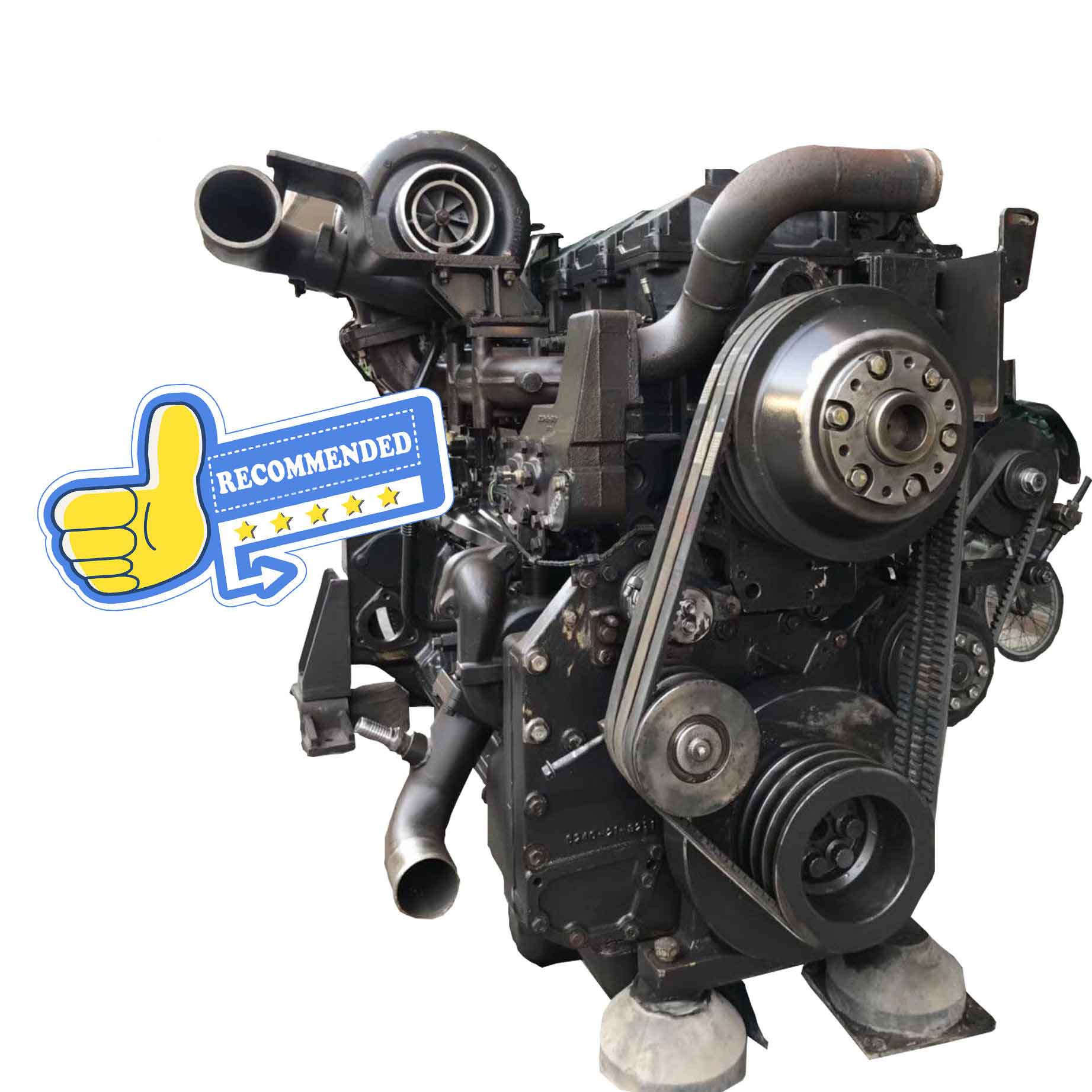 Conjunto de motor diesel Komatsu 6d170-7 para excavadora