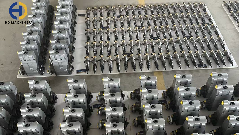 Piezas de excavadora inyector de combustible bomba de inyección de combustible Piezas de excavadora inyector de combustible bomba de inyección de combustible