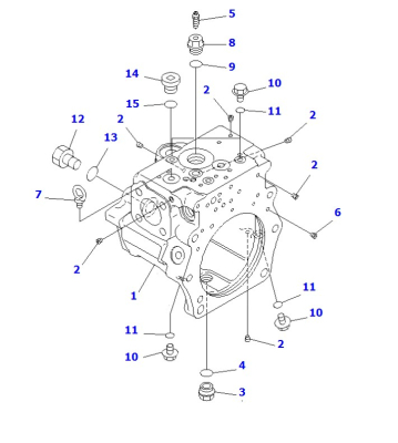 Conjunto de caja 708-2G-04122