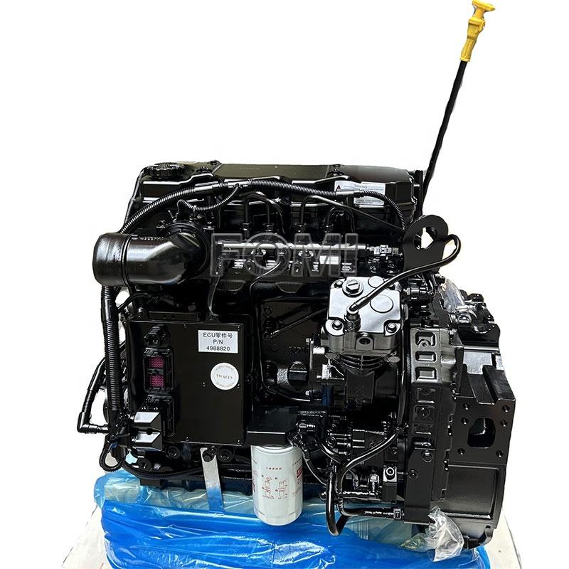 Conjunto de motor diesel Cummins ISDE185-30 para excavadora