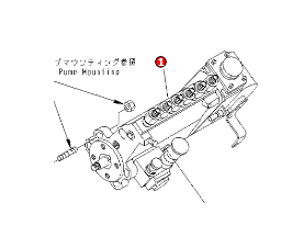 6735-71-1150 قطع غيار حفارة